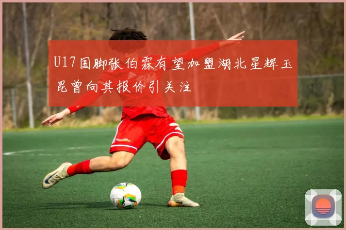 U17国脚张伯霖有望加盟湖北星辉玉昆曾向其报价引关注
